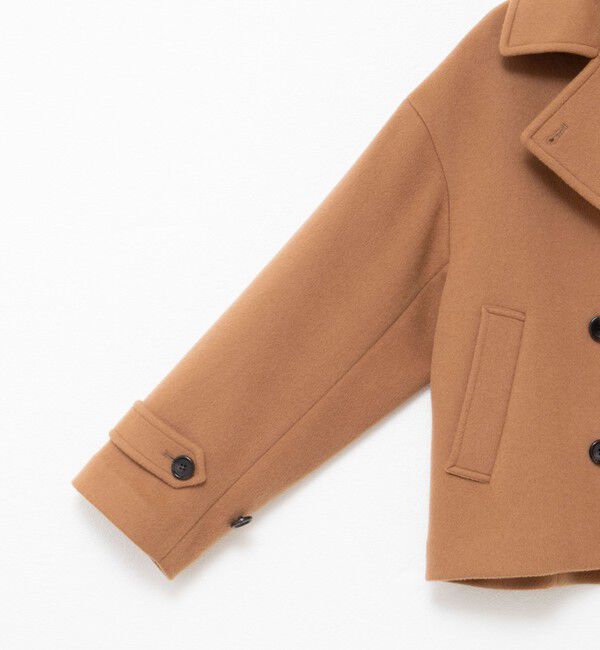 NOLLEY'S「ウールカシミヤダブルブレストコート」|ピーコート|