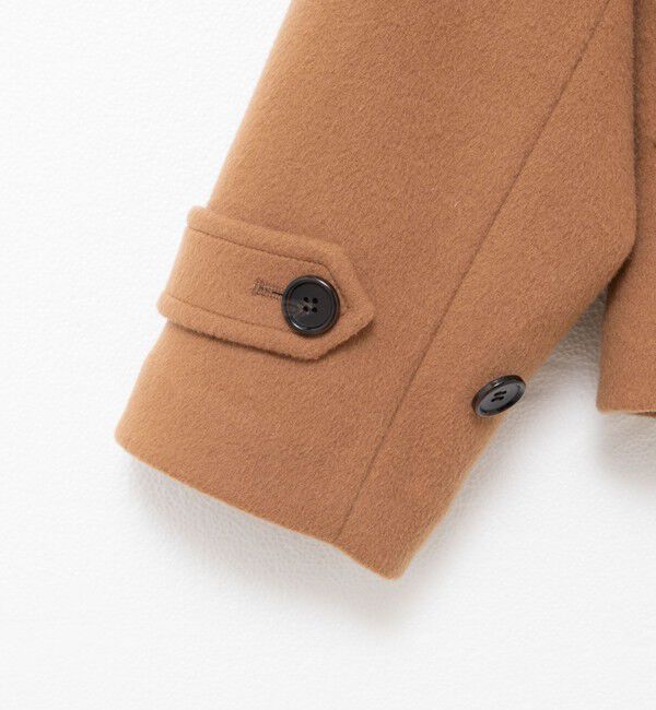 NOLLEY'S「ウールカシミヤダブルブレストコート」|ピーコート|