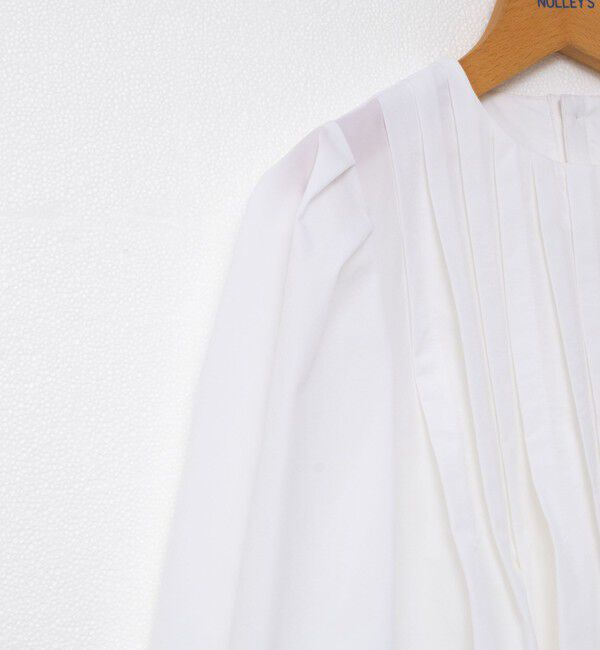 NOLLEY'S「ウォッシャブルタックフレアーブラウス」|シャツ・ブラウス|