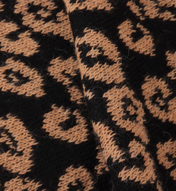 NOLLEY'S「トライアングルレオパード柄ストール」|ストール|