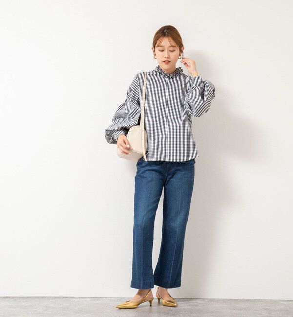 NOLLEY'S「【MARILYN MOON/マリリーンムーン】タックフリルボリュームブラウス」|シャツ・ブラウス|