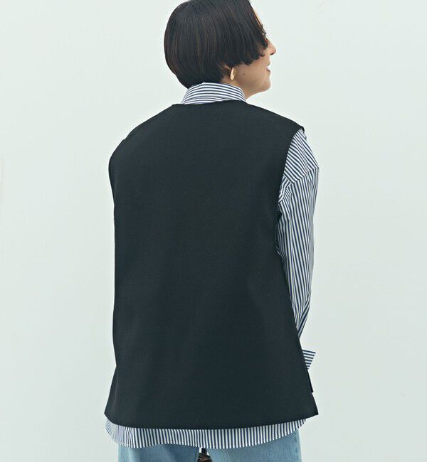 NOLLEY'S「ウォッシャブルストレッチジャージベスト」|ベスト・ジレ|