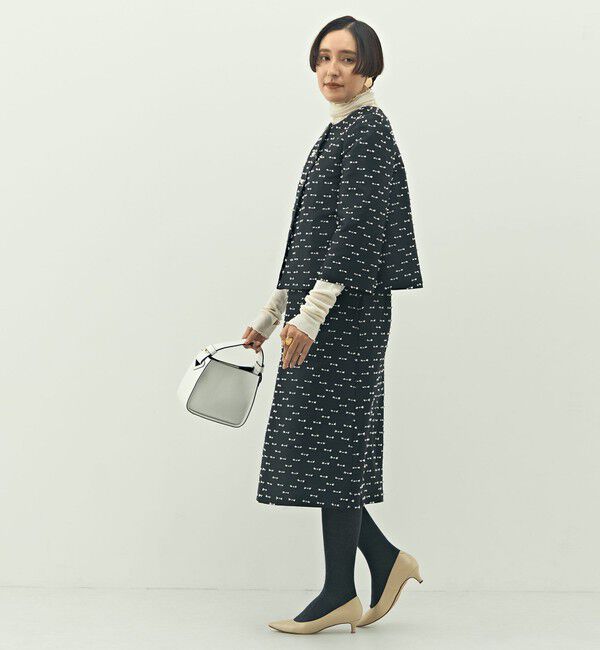 NOLLEY'S「《セットアップ対応》ウォッシャブルリボンジャガード2WAYブラウス」|シャツ・ブラウス|