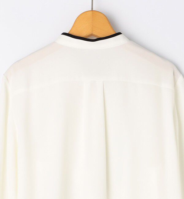 NOLLEY'S「ウォッシャブルストレッチジョーゼットボウタイ風ブラウス」|シャツ・ブラウス|