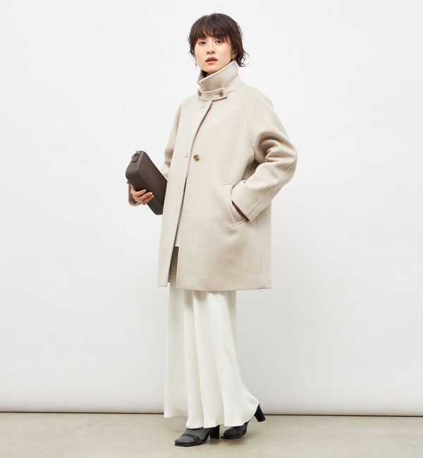 NOLLEY'S sophi「ステンカラー2WAYハーフコート」|ステンカラーコート|