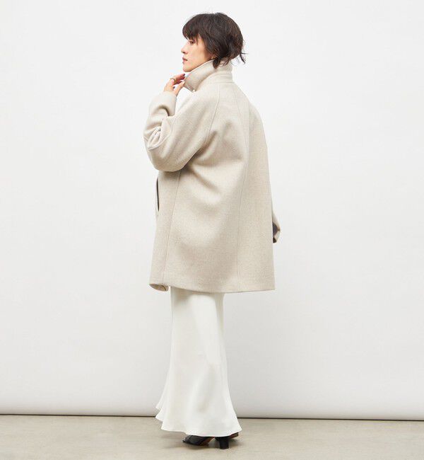 NOLLEY'S sophi「ステンカラー2WAYハーフコート」|ステンカラーコート|