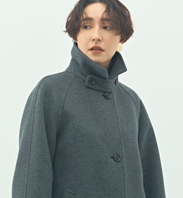 NOLLEY'S sophi「ステンカラー2WAYハーフコート」|ステンカラーコート|