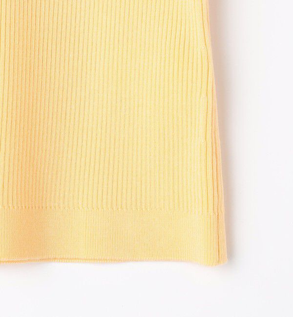 NOLLEY'S sophi「《アンサンブル対応》《手洗い可能》カシミヤ混リブUネックプルオーバー」|ニット・セーター|