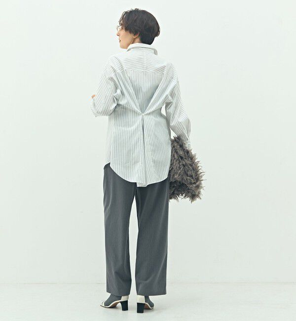 NOLLEY'S sophi「ウォッシャブルマルチWAYビッグシャツ」|シャツ・ブラウス|