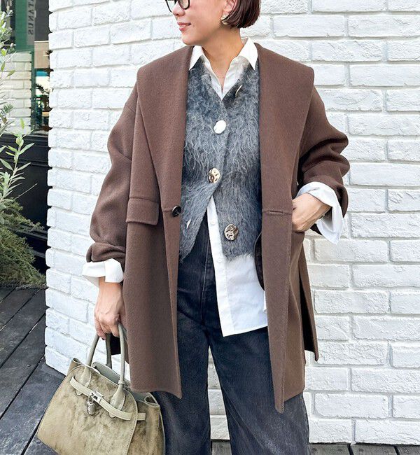 NOLLEY'S sophi「SUPER140リバーショールコート」|その他|