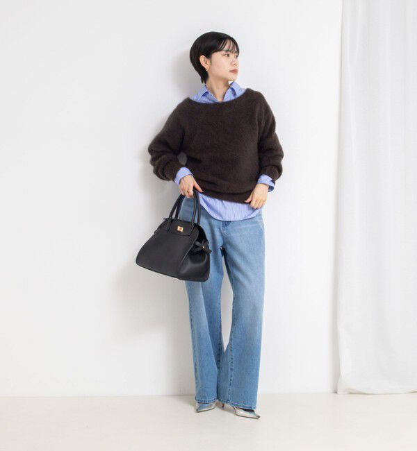 NOLLEY'S sophi「ヘアリー2WAYプルオーバーニット」|ニット・セーター|