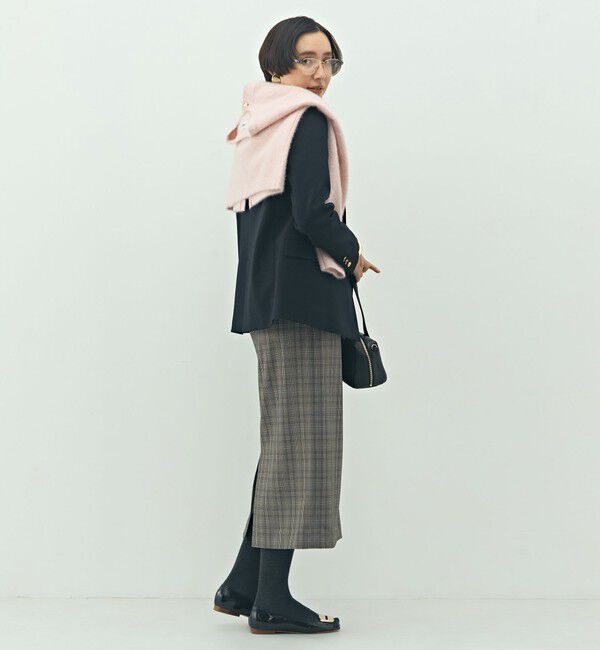 NOLLEY'S「ウォッシャブルウール調ダブルジャケット」|テーラードジャケット|