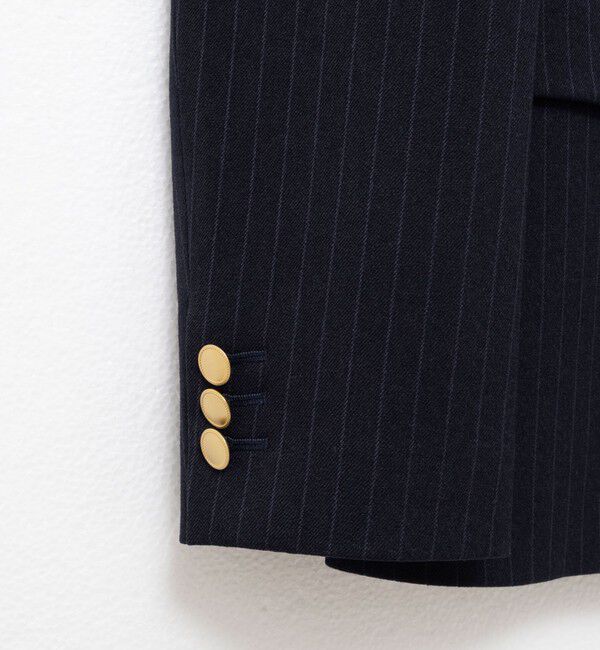 NOLLEY'S「ウォッシャブルウール調ダブルジャケット」|テーラードジャケット|