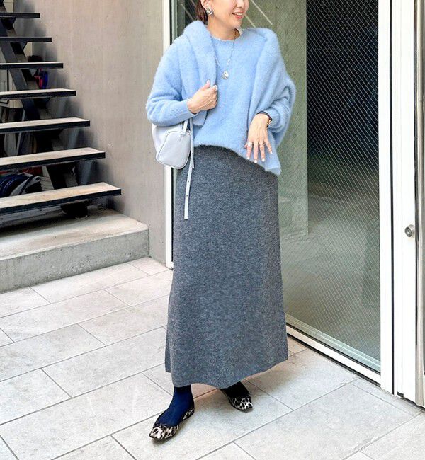 NOLLEY'S sophi「カシミヤ混ヘアリークルーネックプルオーバー」|ニット・セーター|