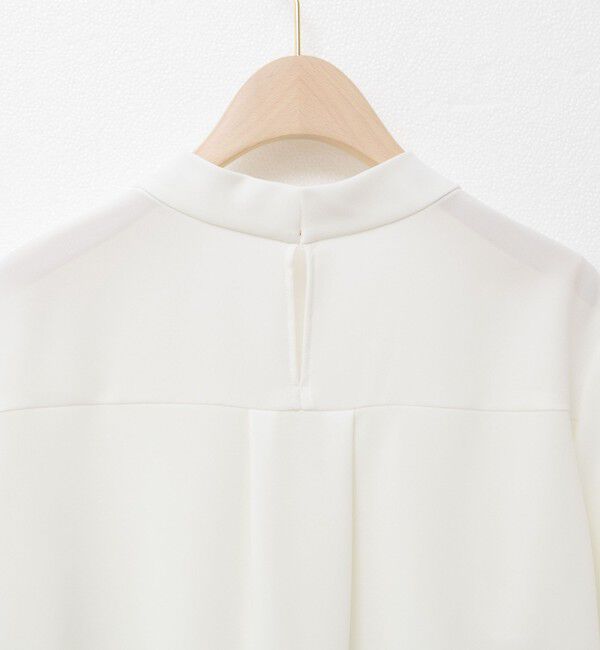 NOLLEY'S sophi「ウォッシャブルストレッチバックサテンボウタイブラウス」|シャツ・ブラウス|