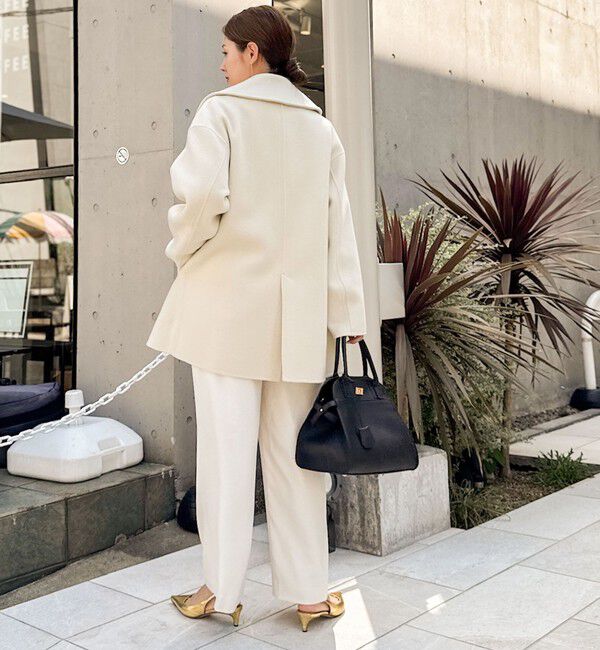 NOLLEY'S「【一部WEB限定アイテム】SP140リバーコート起毛メルトン仕上げ」|その他|