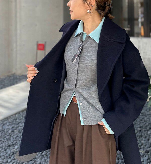 NOLLEY'S「【一部WEB限定アイテム】SP140リバーコート起毛メルトン仕上げ」|その他|