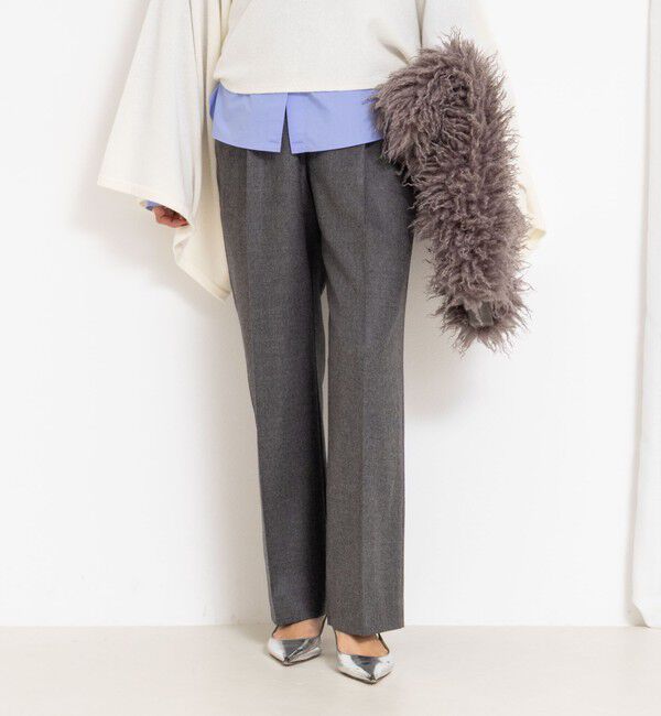 NOLLEY'S「フラノセミワイドパンツ」|その他|