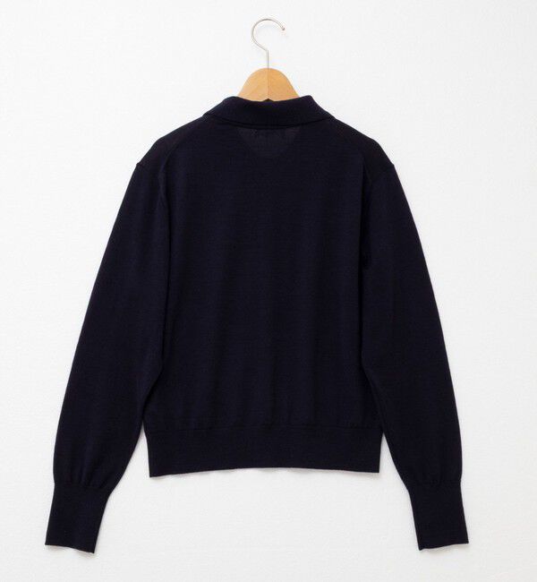 NOLLEY'S「《手洗い可能》16Gマレー襟付きカーディガン」|カーディガン|