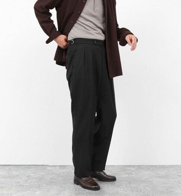 NOLLEY'S goodman「SOLOTEX ストレッチサキソニー NSN2タックスラックス 25AW」|スラックス|