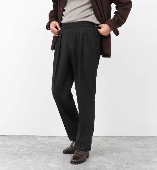 NOLLEY'S goodman「SOLOTEX ストレッチサキソニー NSN2タックスラックス 25AW」|スラックス|