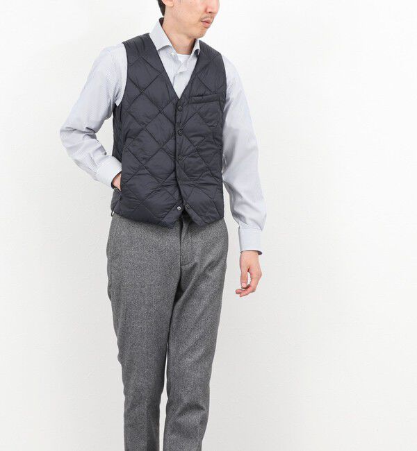 NOLLEY'S goodman「【TAION/タイオン】SINGLE SNAP BUTTON DOWN GILET 25AW」|ダウンベスト・ベスト|