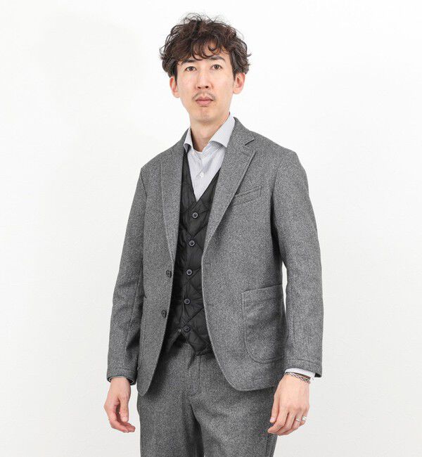 NOLLEY'S goodman「【TAION/タイオン】SINGLE SNAP BUTTON DOWN GILET 25AW」|ダウンベスト・ベスト|