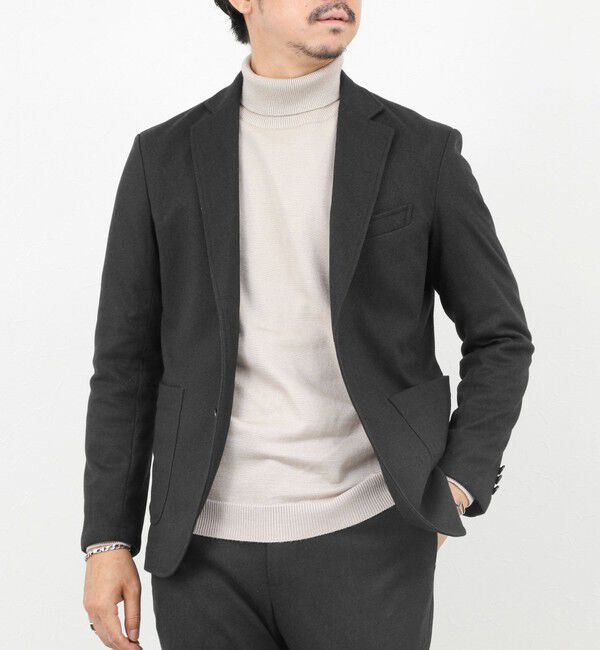 NOLLEY'S goodman「《セットアップ対応》【Active Jersey】ホームスパン ストレッチイージーJK」|テーラードジャケット|