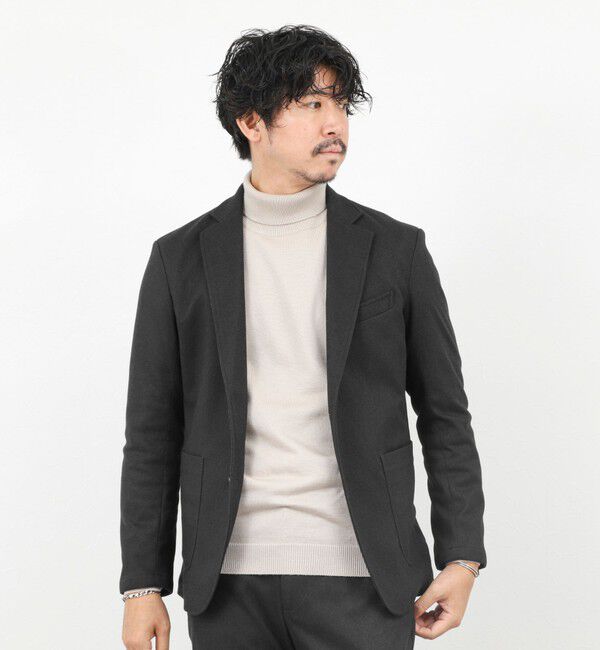 NOLLEY'S goodman「《セットアップ対応》【Active Jersey】ホームスパン ストレッチイージーJK」|テーラードジャケット|