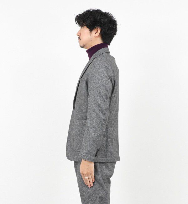 NOLLEY'S goodman「《セットアップ対応》【Active Jersey】ホームスパン ストレッチイージーJK」|テーラードジャケット|