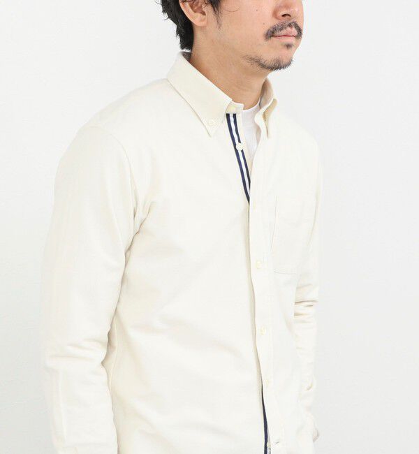 NOLLEY'S goodman「起毛ジャージ テープBD 25AW」|シャツ・ブラウス|