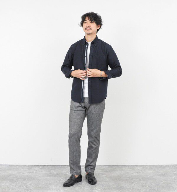 NOLLEY'S goodman「起毛ジャージ テープBD 25AW」|シャツ・ブラウス|