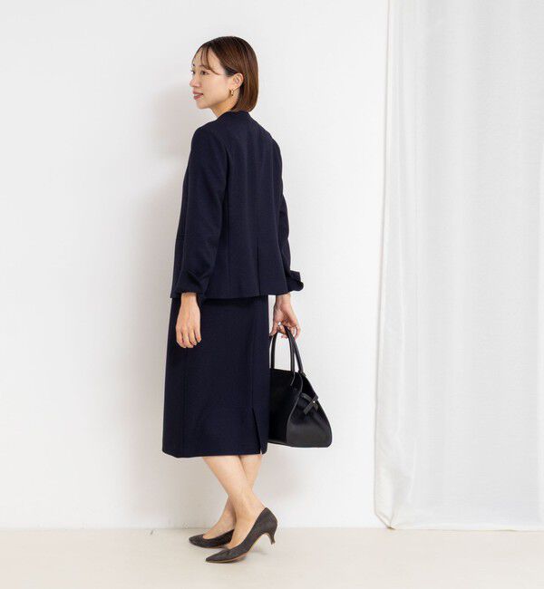 NOLLEY'S sophi「《セットアップ対応》ウォッシャブルウール調タイトスカート」|タイト|