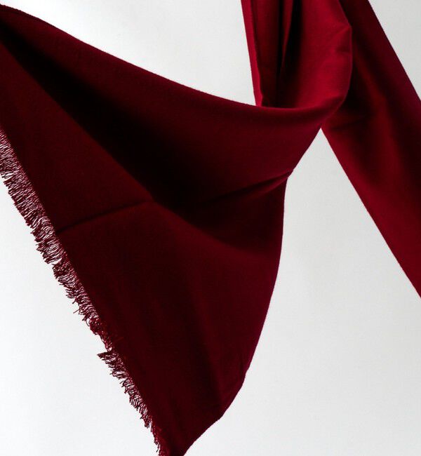 NOLLEY'S goodman「【SWOLE PANDA/スウォールパンダ】Bamboo Scarf Plain 30」|マフラー|レッド