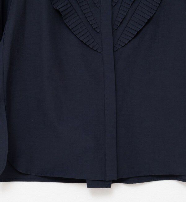 NOLLEY'S「【MARILYN MOON/マリリーンムーン】Vタックフリルブラウス」|シャツ・ブラウス|