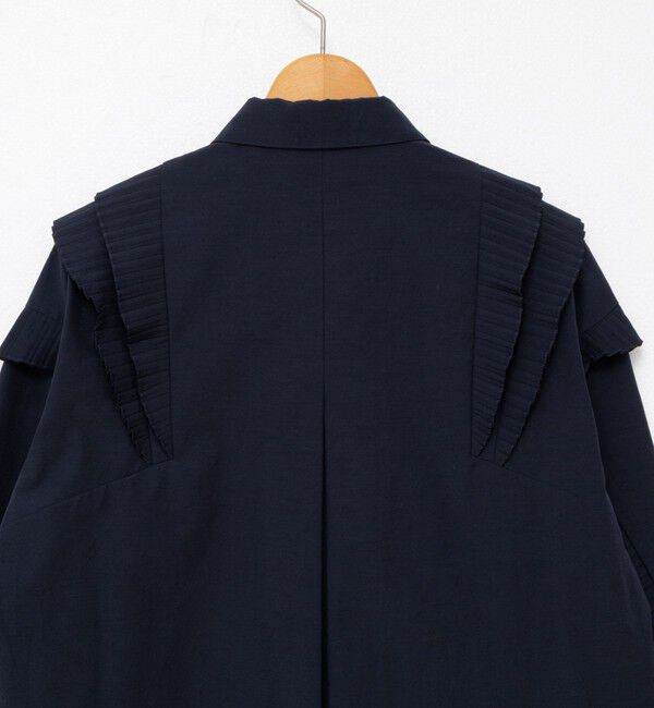 NOLLEY'S「【MARILYN MOON/マリリーンムーン】Vタックフリルブラウス」|シャツ・ブラウス|