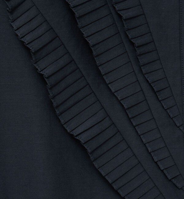 NOLLEY'S「【MARILYN MOON/マリリーンムーン】Vタックフリルブラウス」|シャツ・ブラウス|