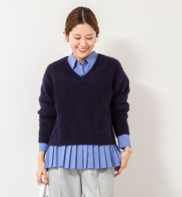 NOLLEY'S「ウォッシャブル切替プリーツブラウス」|シャツ・ブラウス|