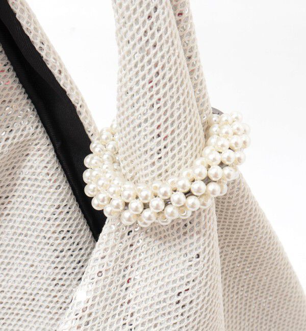 NOLLEY'S「ラメバックパールチャーム付き」|ショルダー・メッセンジャー|