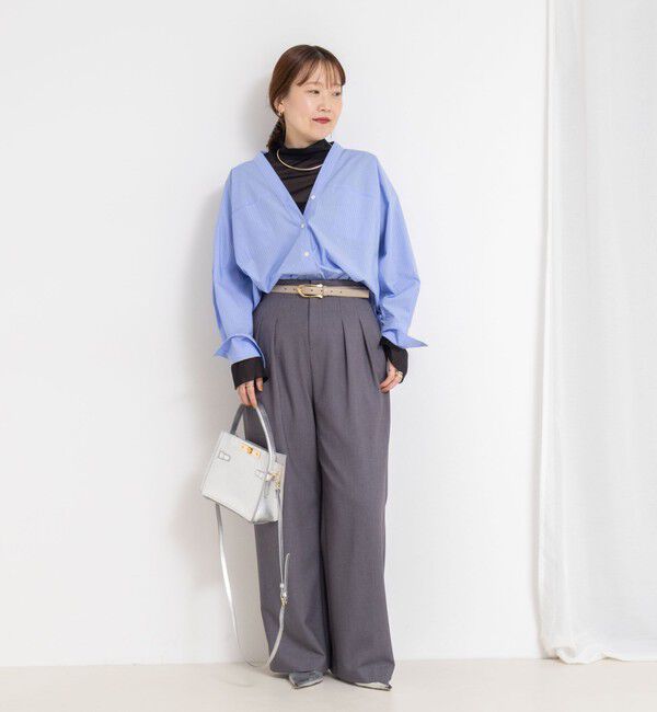 NOLLEY'S sophi「ウォッシャブルシアーオーガンジータートルネック」|Tシャツ・カットソー|