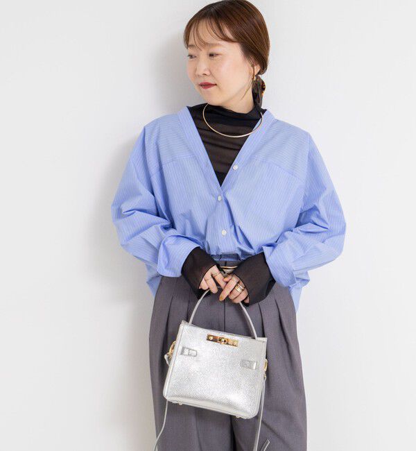 NOLLEY'S sophi「ウォッシャブルシアーオーガンジータートルネック」|Tシャツ・カットソー|