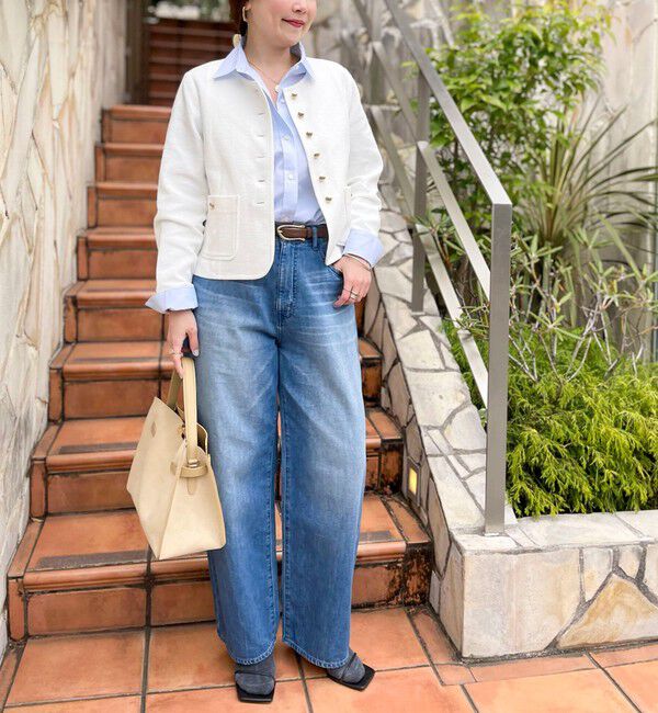 Rie Miller「【RM denim】リネン混ひも付きリラックスパンツ」|その他|