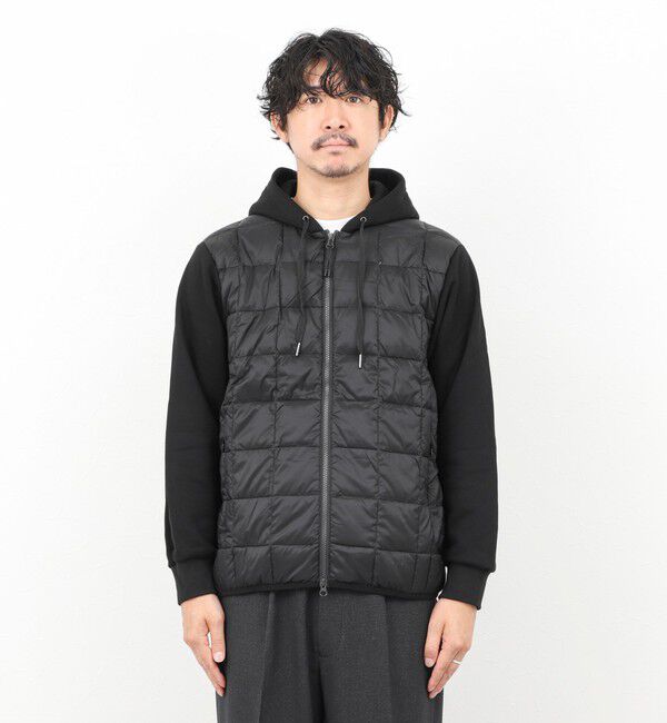 NOLLEY'S goodman「【TAION/タイオン】W-ZIP DOWN HOODIE with SWEATS SLEEVE 25AW」|ダウン|