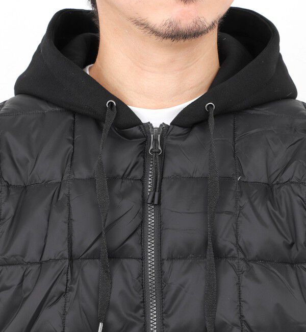 NOLLEY'S goodman「【TAION/タイオン】W-ZIP DOWN HOODIE with SWEATS SLEEVE 25AW」|ダウン|