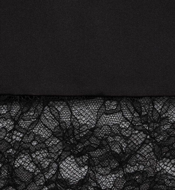 NOLLEY'S「ウォッシャブル裾レース2WAYオトナサテンブラウス」|シャツ・ブラウス|