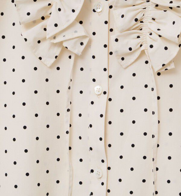 NOLLEY'S「ウォッシャブル襟フリルブラウス」|シャツ・ブラウス|