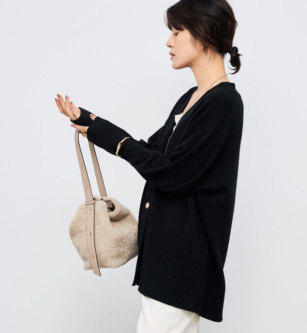 NOLLEY'S「【WEB限定アイテム】2WAY長めVネックカーディガン」|カーディガン|