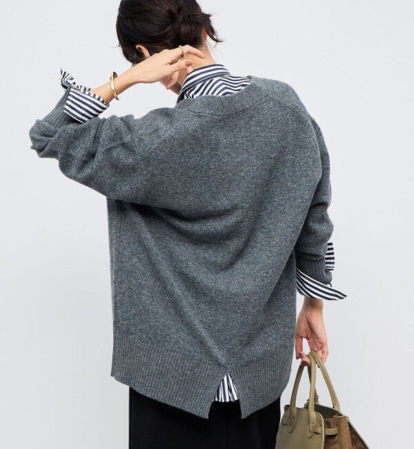 NOLLEY'S「【WEB限定アイテム】2WAY長めVネックカーディガン」|カーディガン|