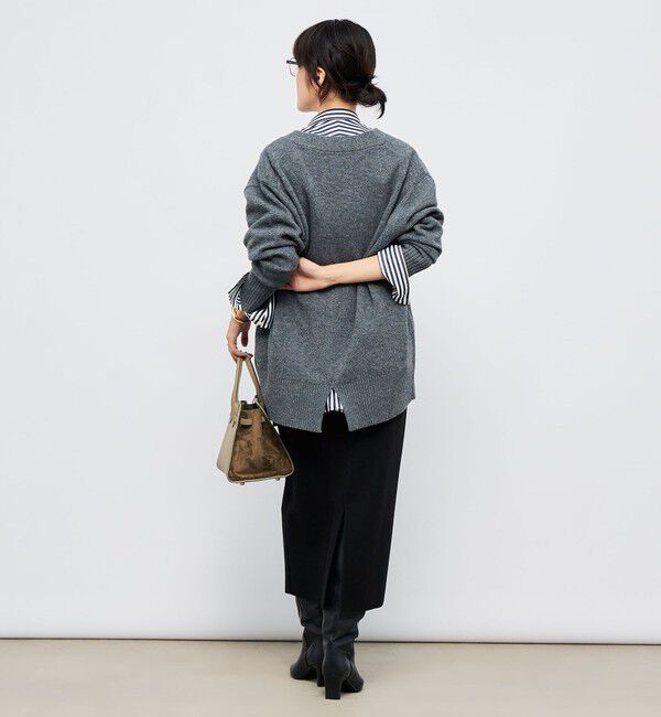 NOLLEY'S「【WEB限定アイテム】2WAY長めVネックカーディガン」|カーディガン|