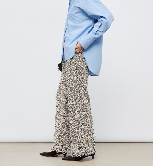 NOLLEY'S sophi「モールレースセミフレアパンツ」|その他|